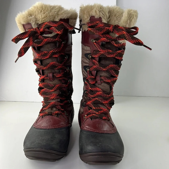 Merrell Tan Leather  Opt-warm Winter Boots - Picture 2 of 12
